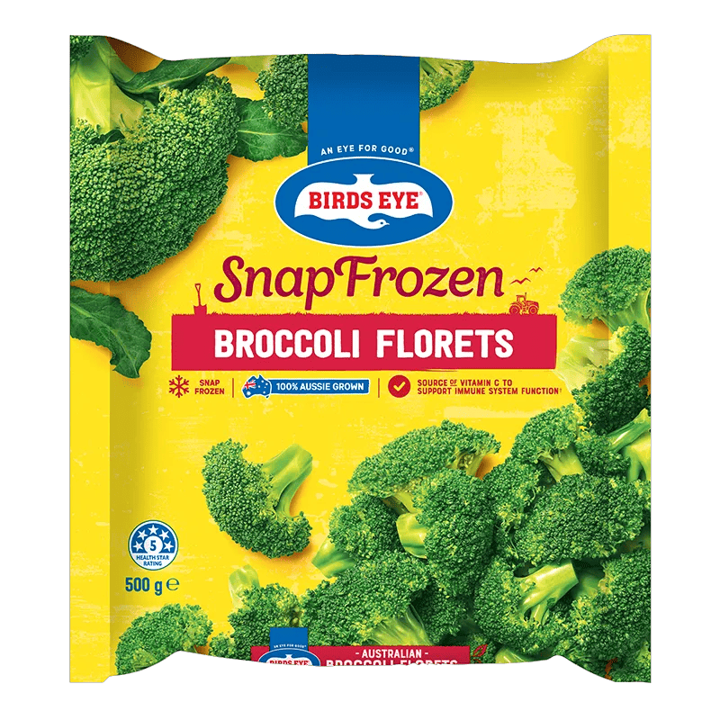 Birds Eye Broccoli Florets 500 Grams Bagged