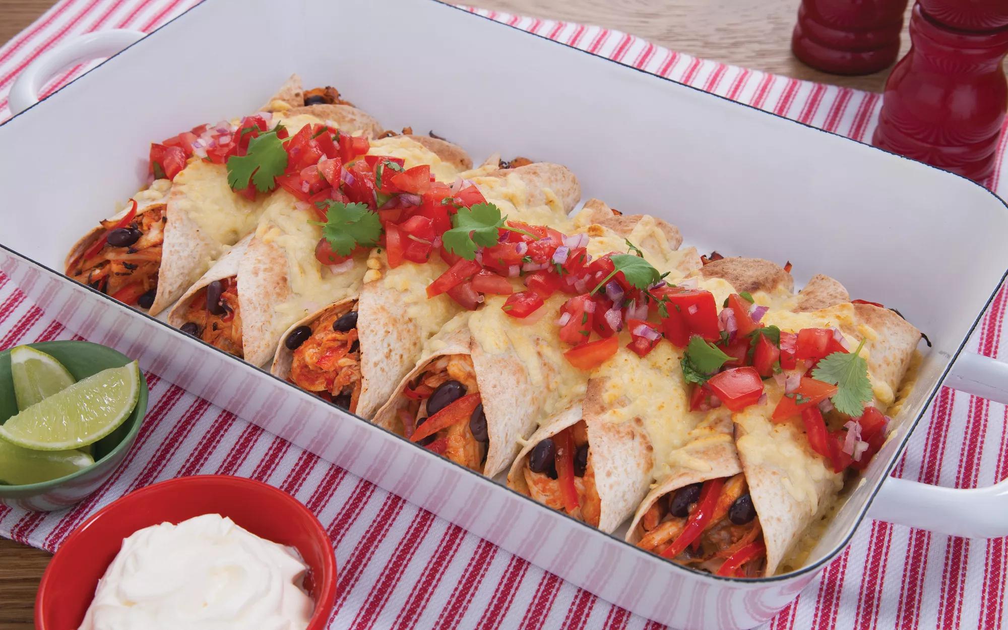 Black Bean Enchiladas