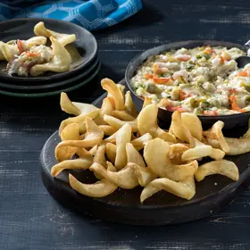 Simplot SIDEWINDERS™ Fries Papas a la francesa Junior con cobertura transparente SIDEWINDERS™, En uso
