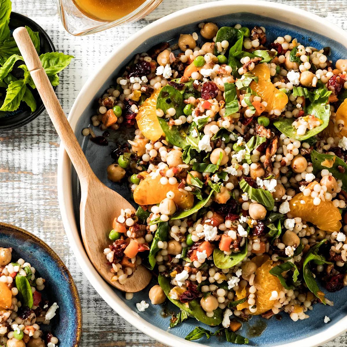 Mediterranean Couscous, Red Quinoa and Lamb Kofta Bowl | Simplot