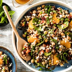 Simplot Good Grains™ Cuscús, quinoa roja y combinación de verduras, Estilo