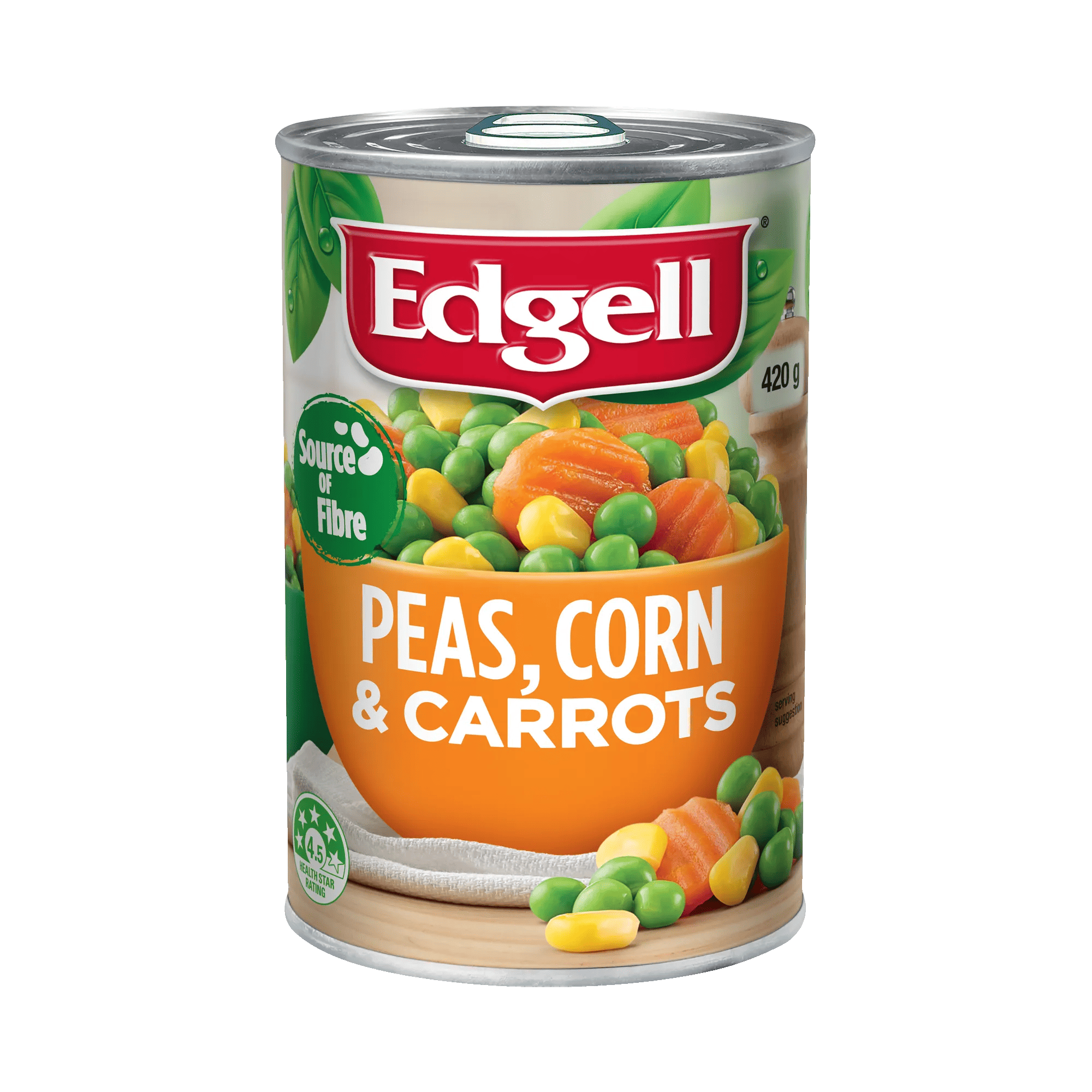 Edgell Peas Corn and Carrots 420g, Can