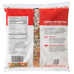 Simplot Good Grains™ Cuscús, quinoa roja y combinación de verduras, Reverso del paquete