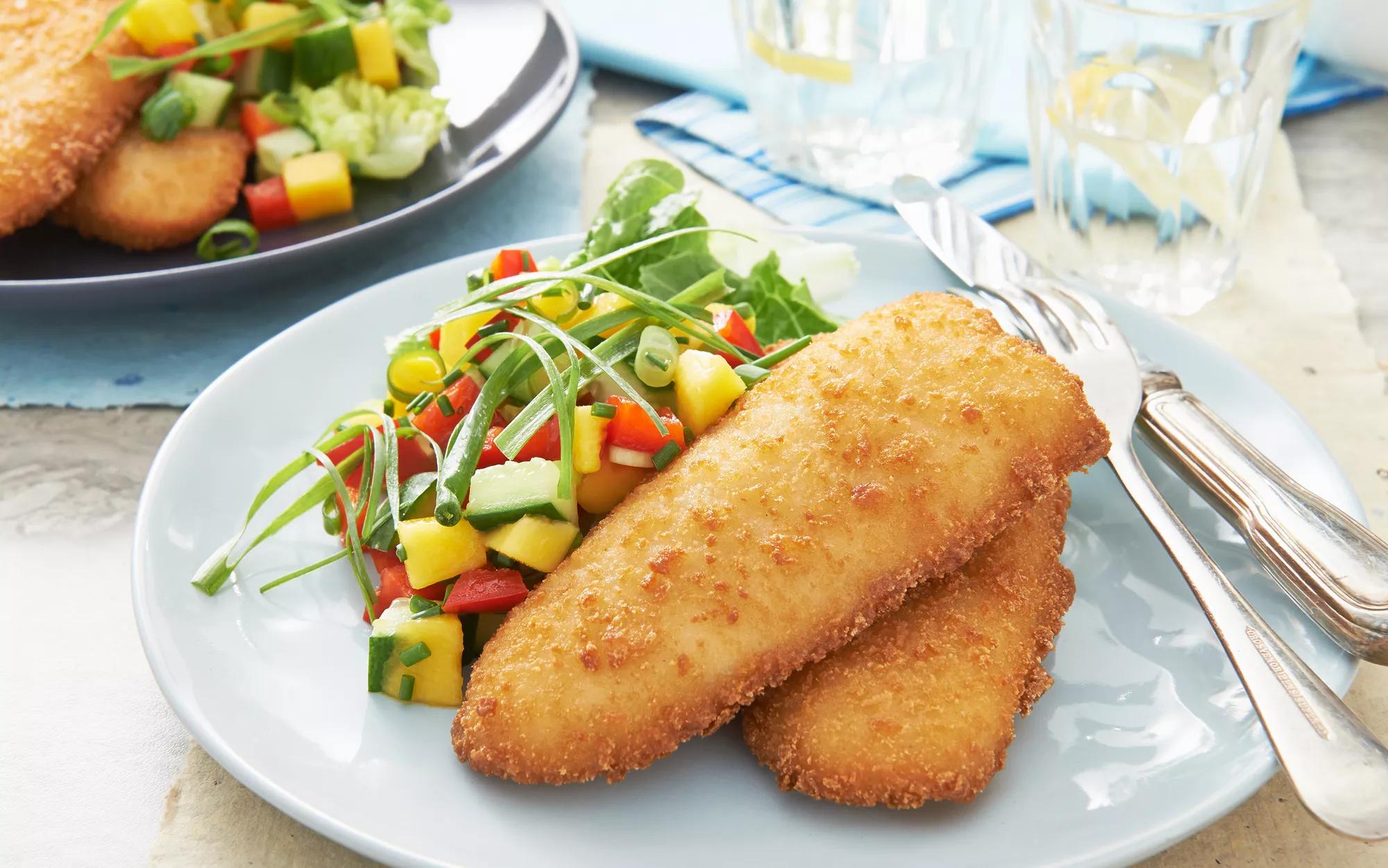 Fish With Mexican Mango Salsa