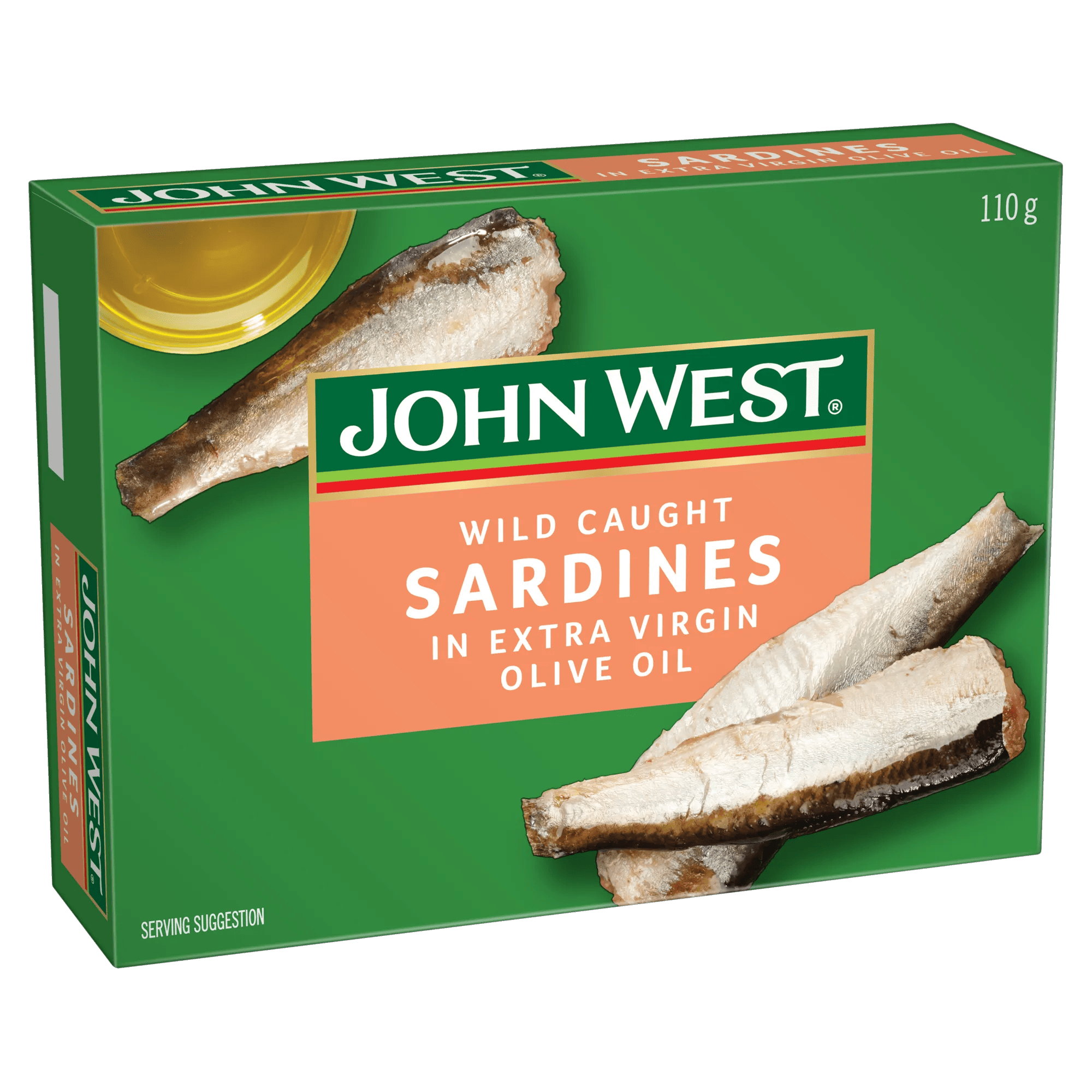 John West Sardines in Olive Oil 110g, Box