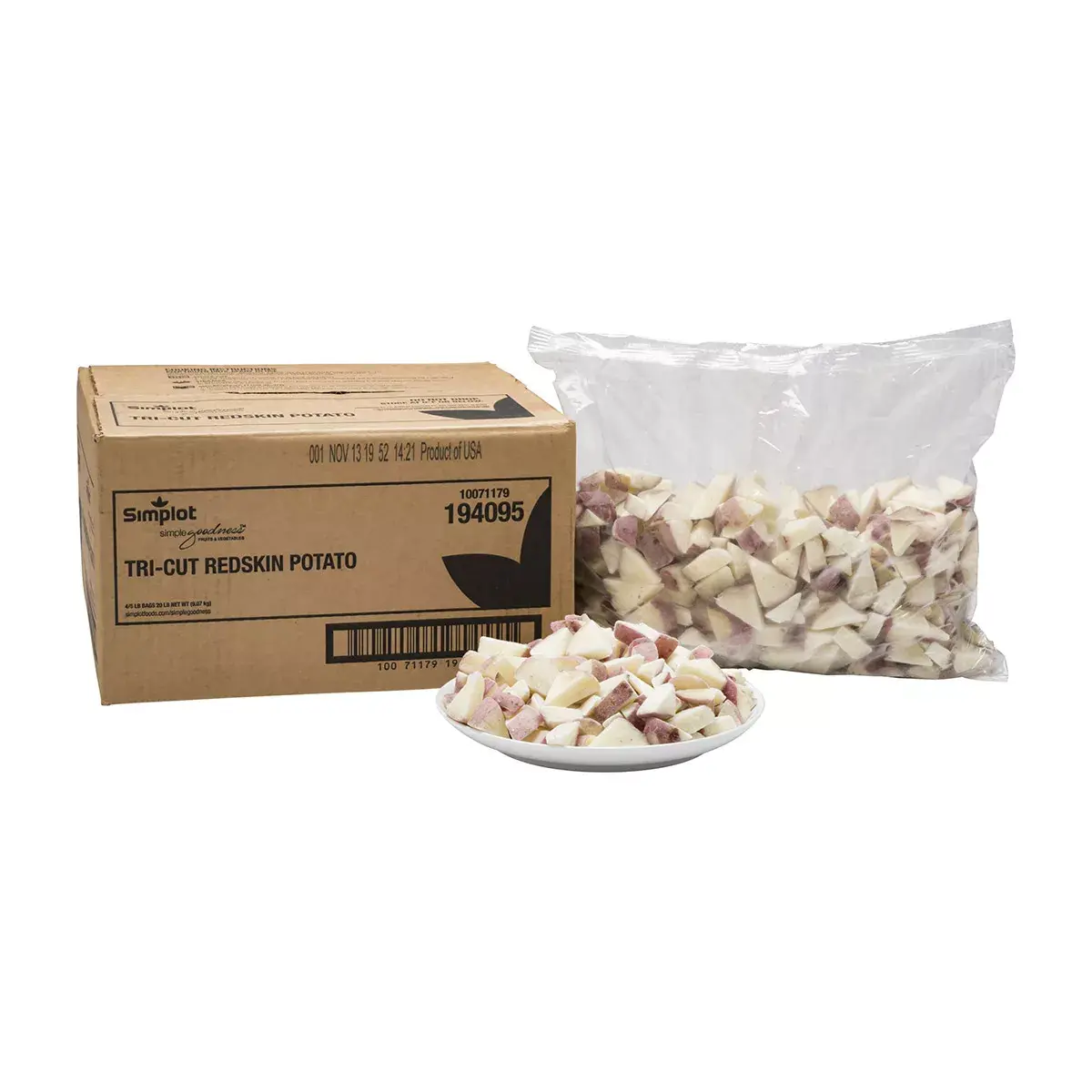 Simplot Simple Goodness™ Redskin Tri-Cut Potatoes, Styled