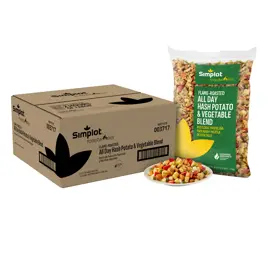 Simplot RoastWorks® Roasted Potato and Vegetable All Day Hash, Styled