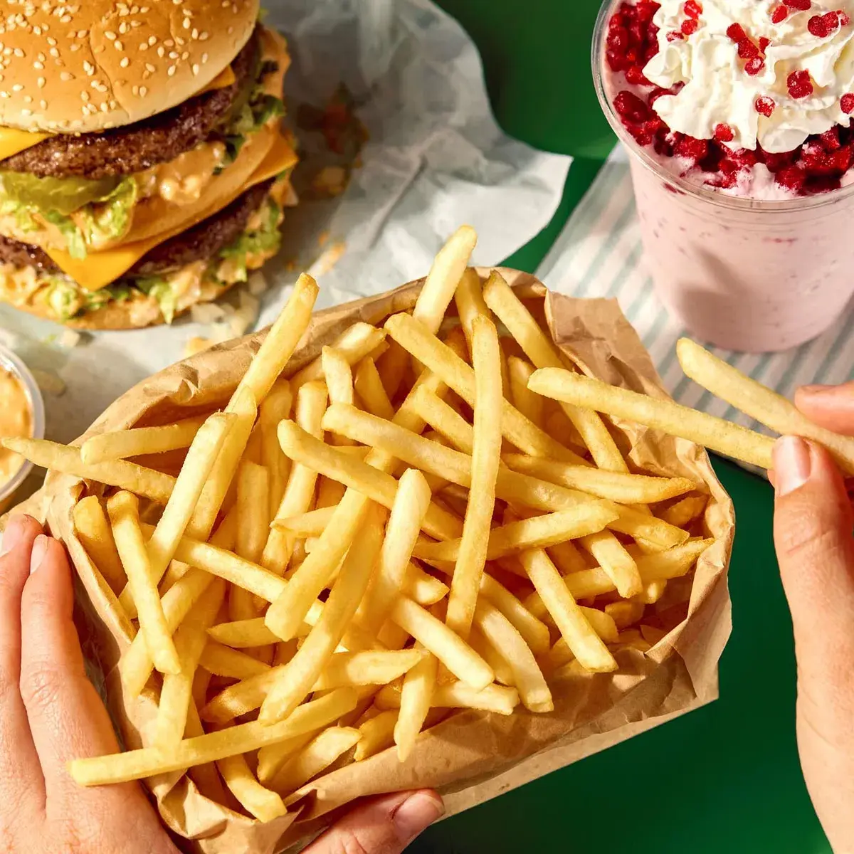 Simplot Blue Ribbon® Express Papas a la francesa corte delgado, emblema del noroeste, Estilo