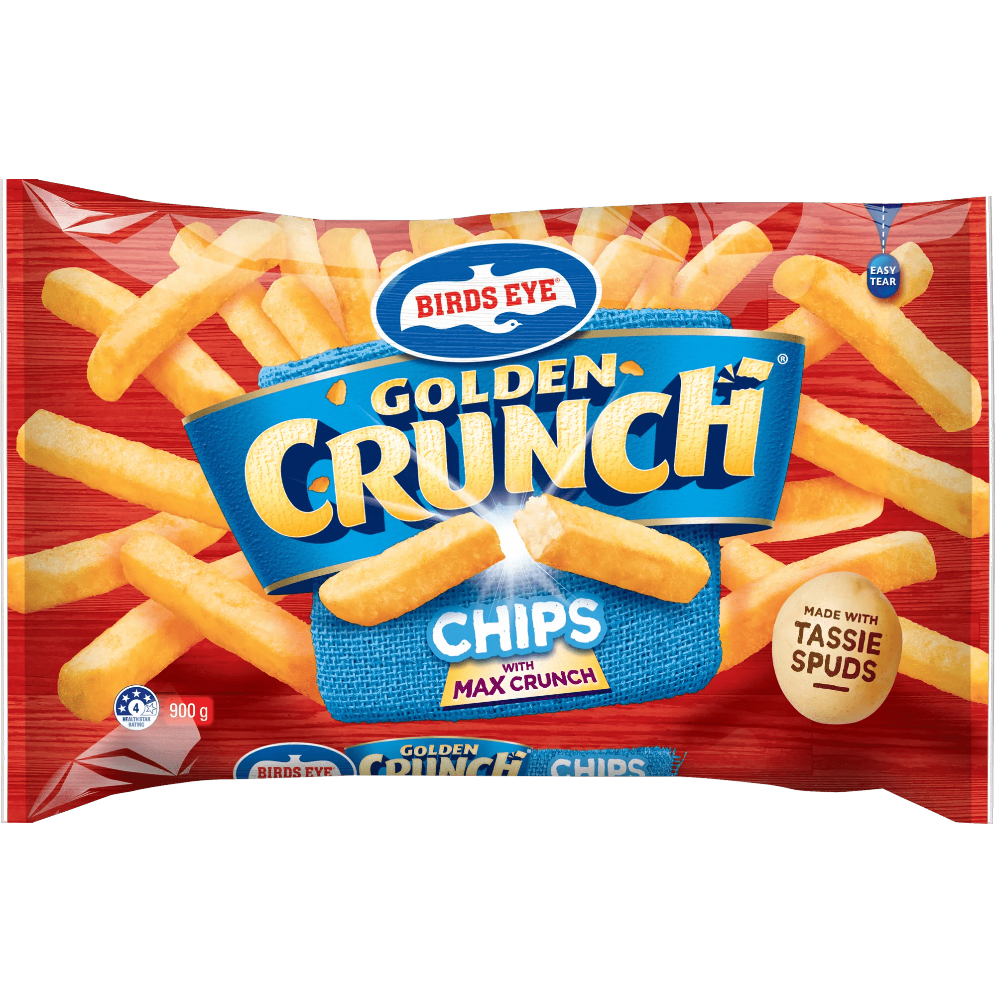 Birds Eye Golden Crunch Chips 900 Grams Bagged