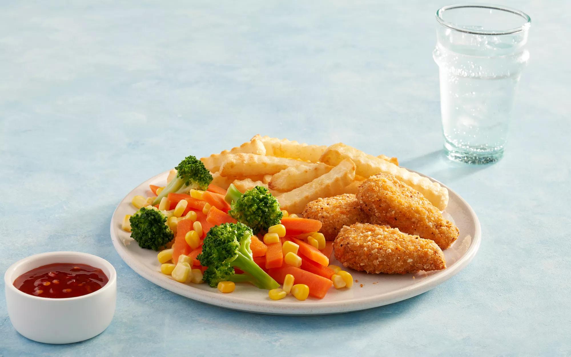Plant Based Sweet Chilli Tenders Veggie Dinner