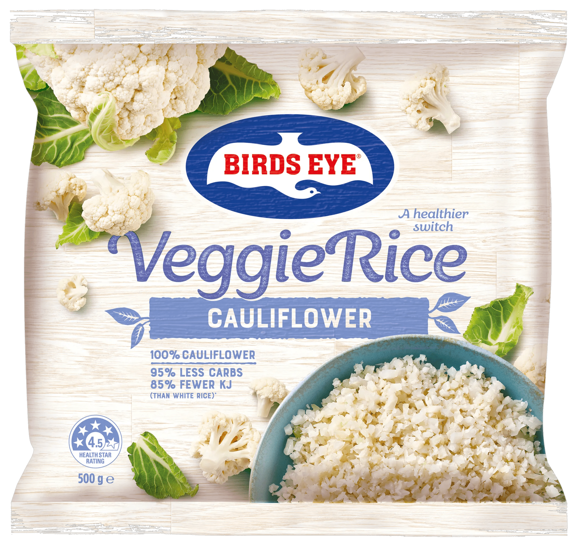 Birds Eye Cauliflower Rice 500 grams Bagged