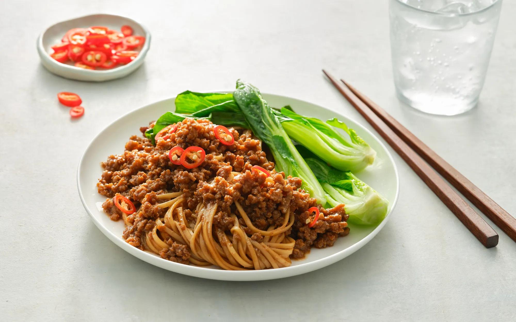Teriyaki Plant Based Mince Noodles