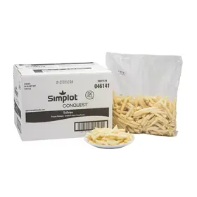 Simplot Conquest® Fries Papas triangulares con cobertura transparente, Estilo