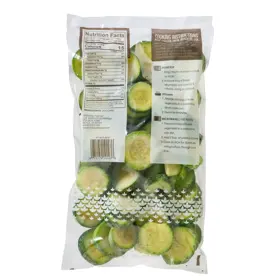 Simplot Simple Goodness™ Calabacín en rebanadas finas, Reverso del paquete