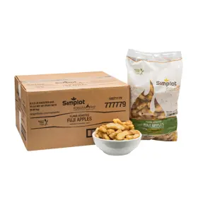 Simplot RoastWorks® RTE Flame-Roasted Fuji Apples, Styled