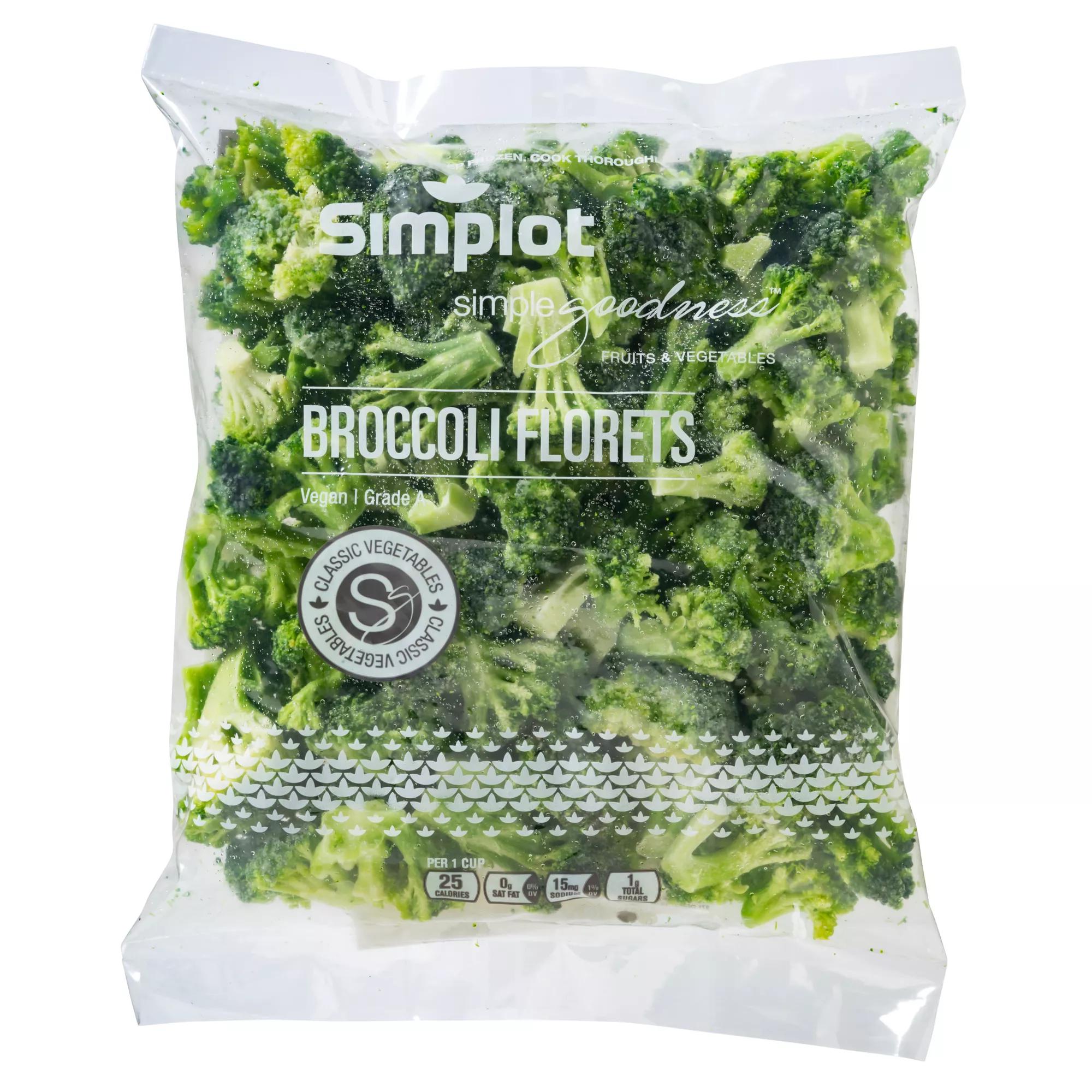 Broccoli Florets, IQF | Simplot Food - USA