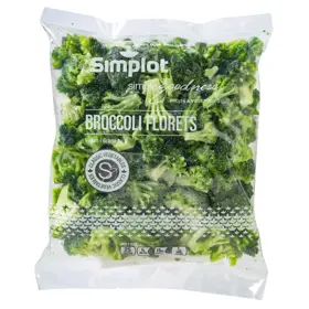 Simplot Simple Goodness™ Flores de brócoli, IQF, Frente del paquete