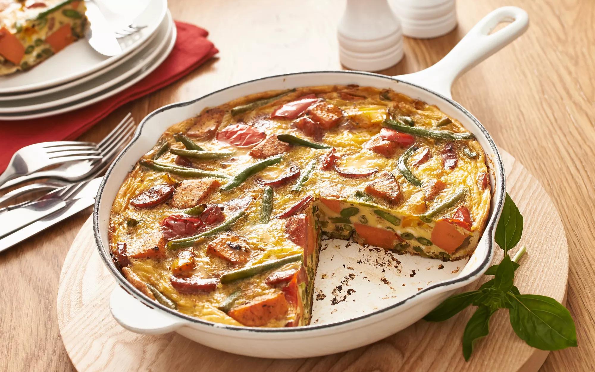 Farmhouse Frittata With Crispy Chorizo