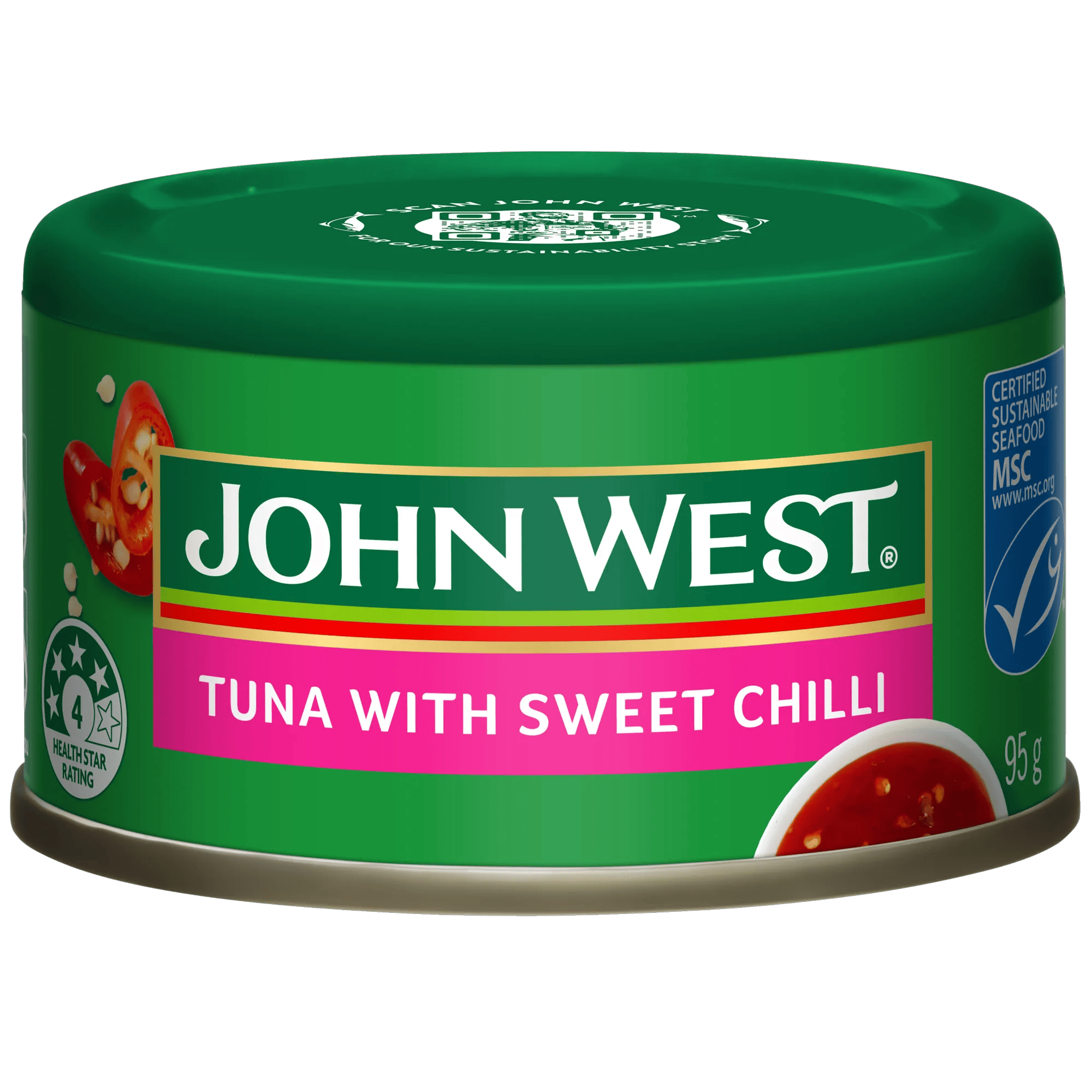 John West Tuna Sweet Chilli 95g, Can