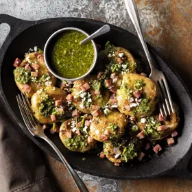 Simplot RoastWorks® Papas rostizadas Baby Bakers™, En uso