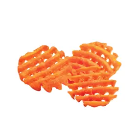 Simplot Sweets® Fries Sweet Potato Lattice Cut Fries, Prepared