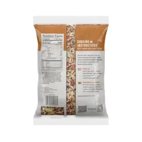 Simplot Good Grains™ Whole Grain Orzo, Red Quinoa & Vegetable Blend, Back Innerpack