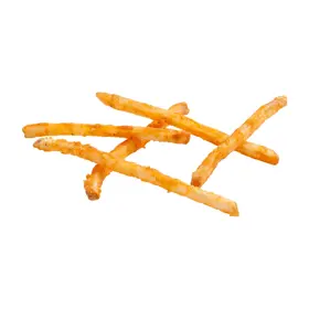 Simplot SeasonedCRISP® Fries Papas a la francesa corte en juliana con rebozado búfalo, con cáscara, Listo