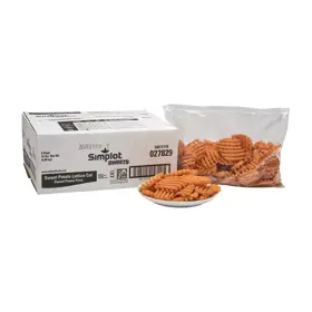 Simplot Sweets® Fries Sweet Potato Lattice Cut Fries, Styled