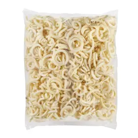 Simplot Select Recipe® Fries Sea Salt Loop Fries, Back Innerpack