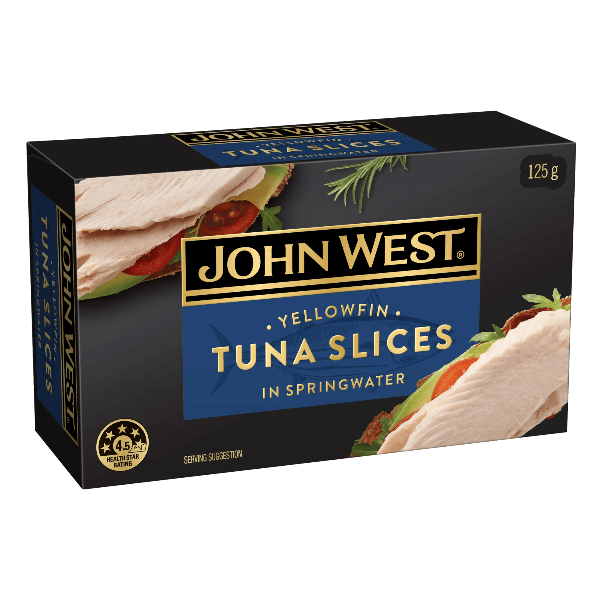 John West Tuna Slices in Springwater 125g, Box