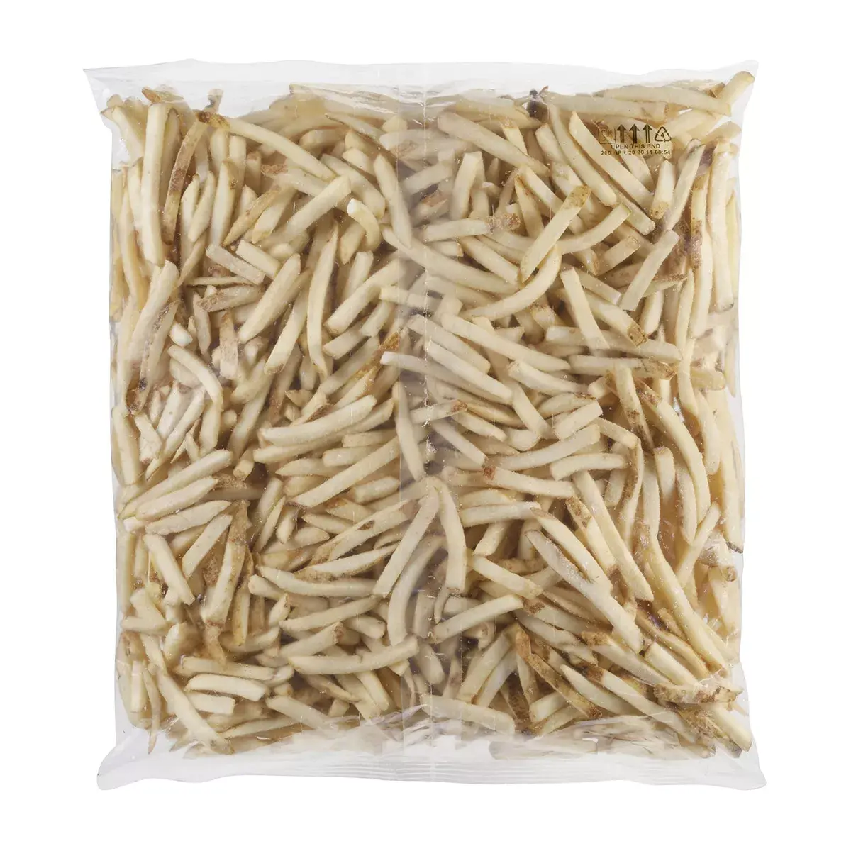 Simplot Megacrunch® Fries Battered Shoestring Fries, Skin On, Back Innerpack