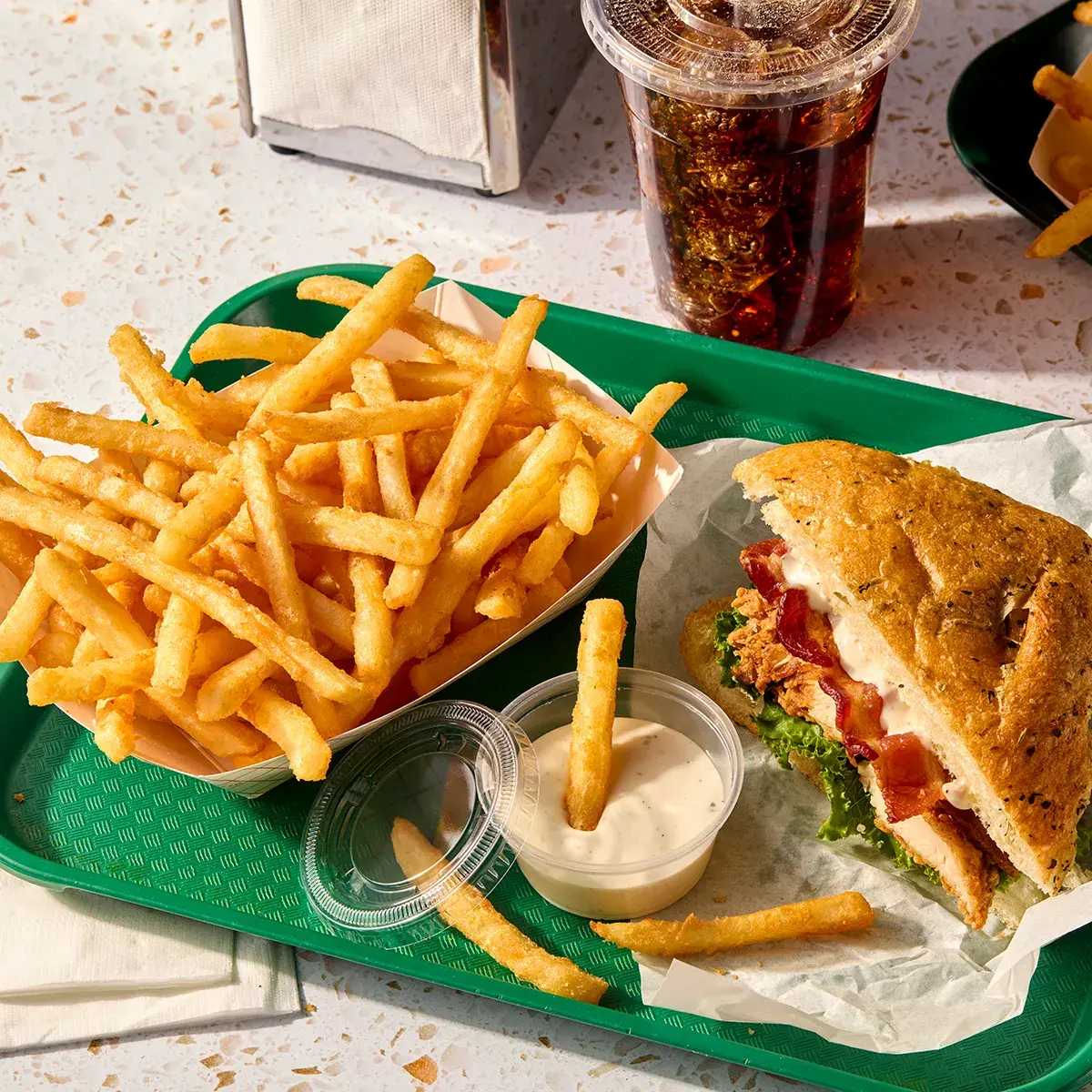 Simplot Thunder Crunch® Fries 5/16" Battered Straight Cut Fries, Estilo