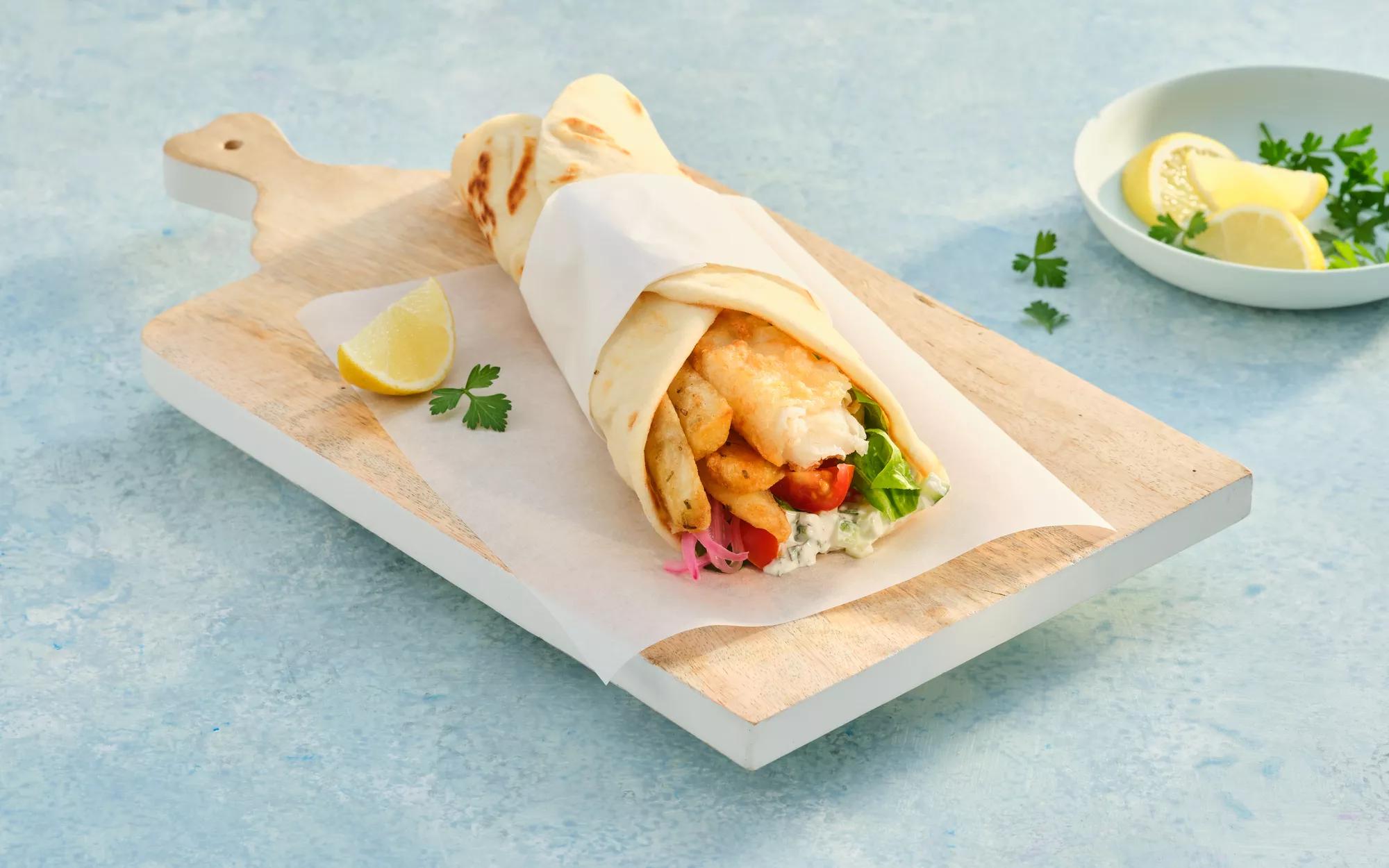 Fish and Chip Wraps