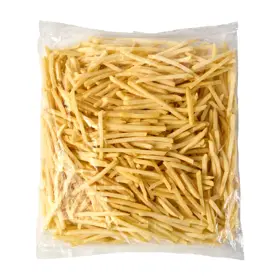 Simplot® Beef Tallow Fries Clear Coated Shoestring Fries, Reverso del paquete