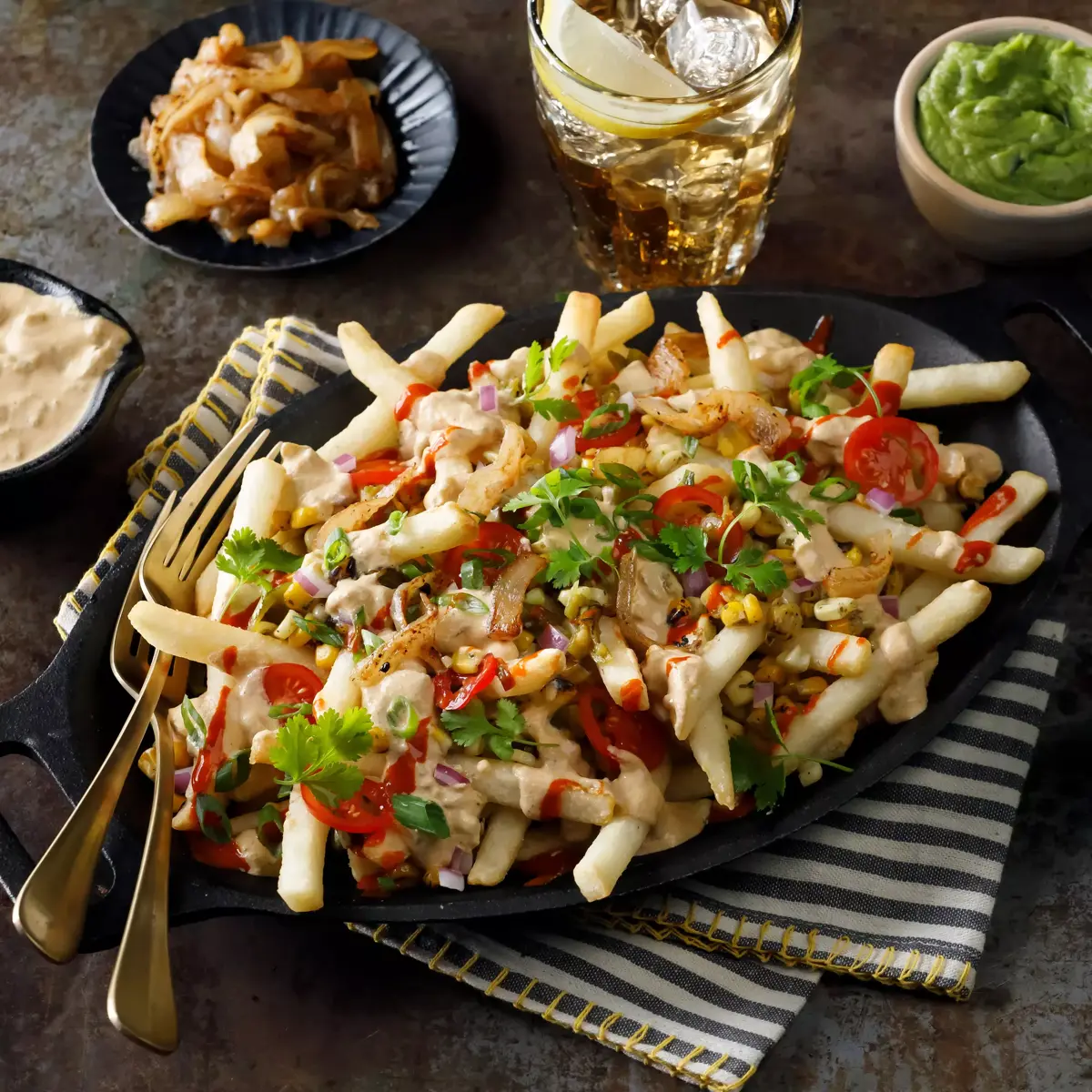 Simplot Conquest® Delivery+® Clear Coated Straight Cut Fries, Styled