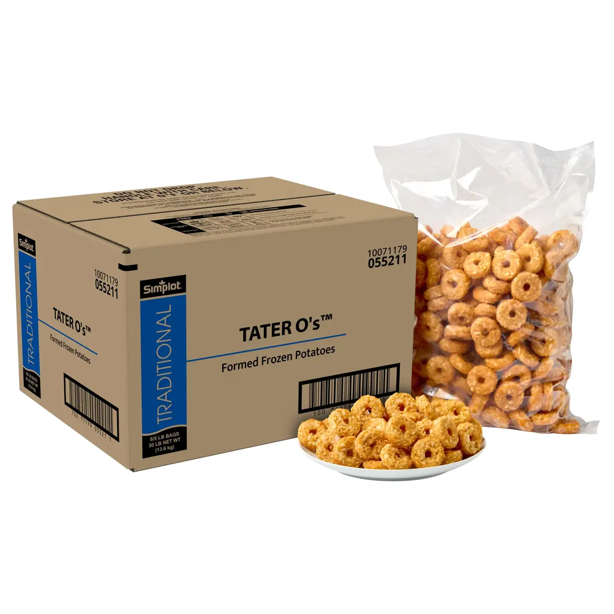 Simplot Traditional™ Potatoes Tater O's™, Styled