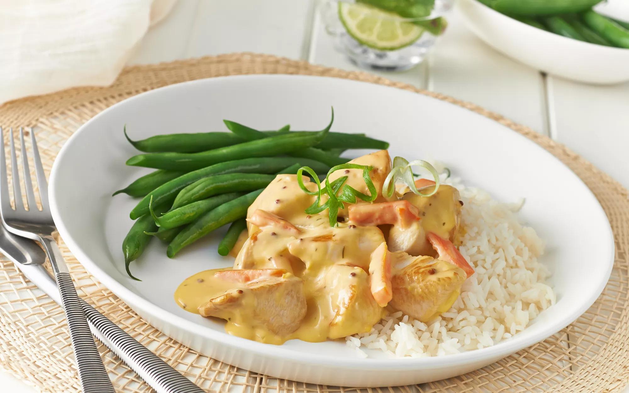 Creamy Honey & Mustard Chicken