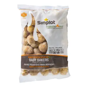 Simplot RoastWorks® Papas rostizadas Baby Bakers™, Frente del paquete
