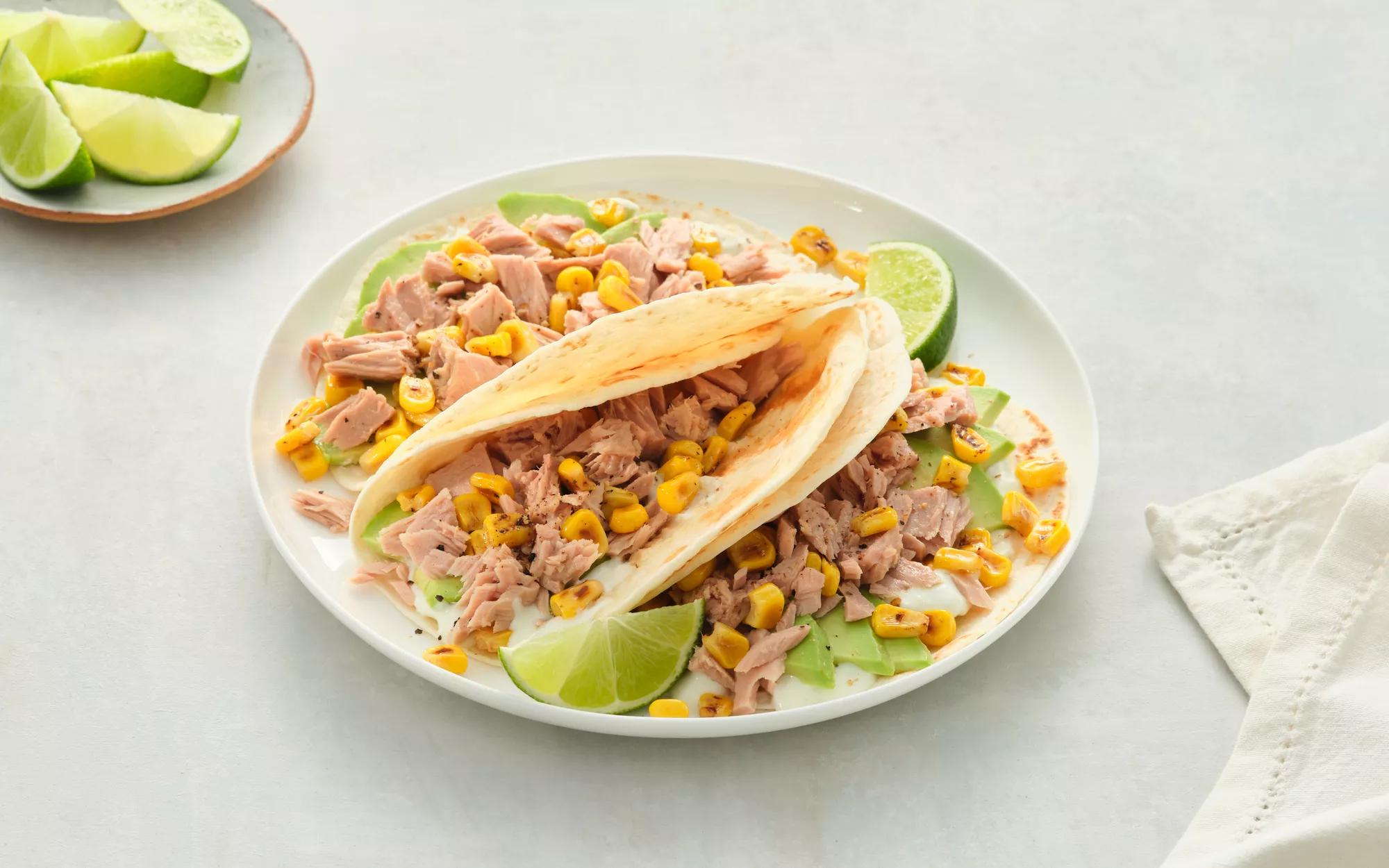 Tuna and Corn Tacos
