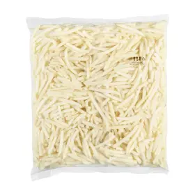 Simplot Conquest® Fries Papas a la francesa corte delgado con cobertura transparente, con cáscara, Reverso del paquete