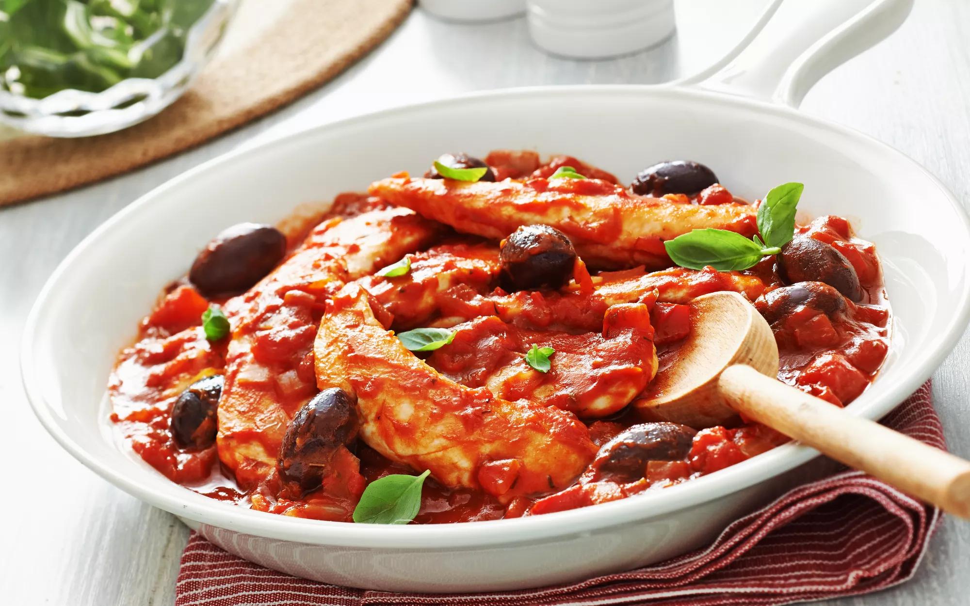 Quick Chicken Cacciatore