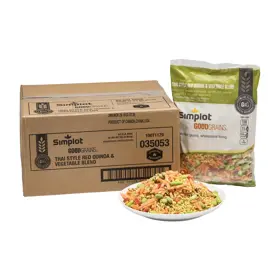 Simplot Good Grains™ Combinación de quinoa roja y verduras estilo tailandés, Estilo