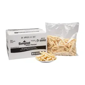 Simplot Select Recipe® Fries Sea Salt Crinkle Cut Fries, Styled