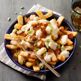 Simplot Bent Arm Ale® Fries Beer-battered Entrée Cut Fries, Skin On, In Use