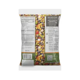 Simplot RoastWorks® RTE Flame-Roasted Corn and Black Bean Fiesta Blend, Back Innerpack