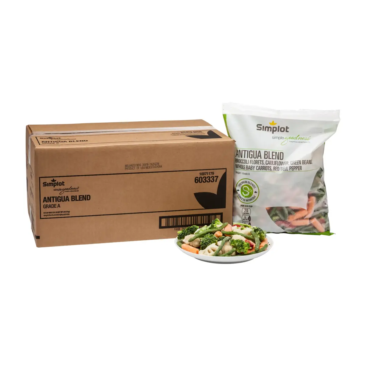 Simplot Simple Goodness™ Antigua Vegetable Blend, Styled