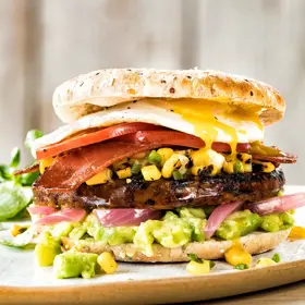 Simplot RoastWorks® Flame-Roasted Corn & Jalapeno Blend, Styled