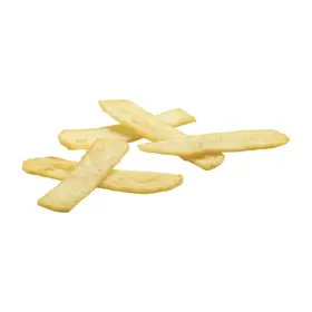 Simplot Conquest® Fries Tiras de papas crocantes con cobertura transparente, Listo