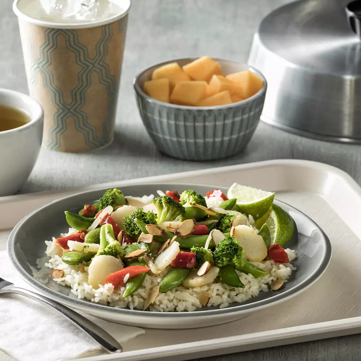 Simplot Simple Goodness™ Sugar Snap Pea Stir-Fry Blend, Styled