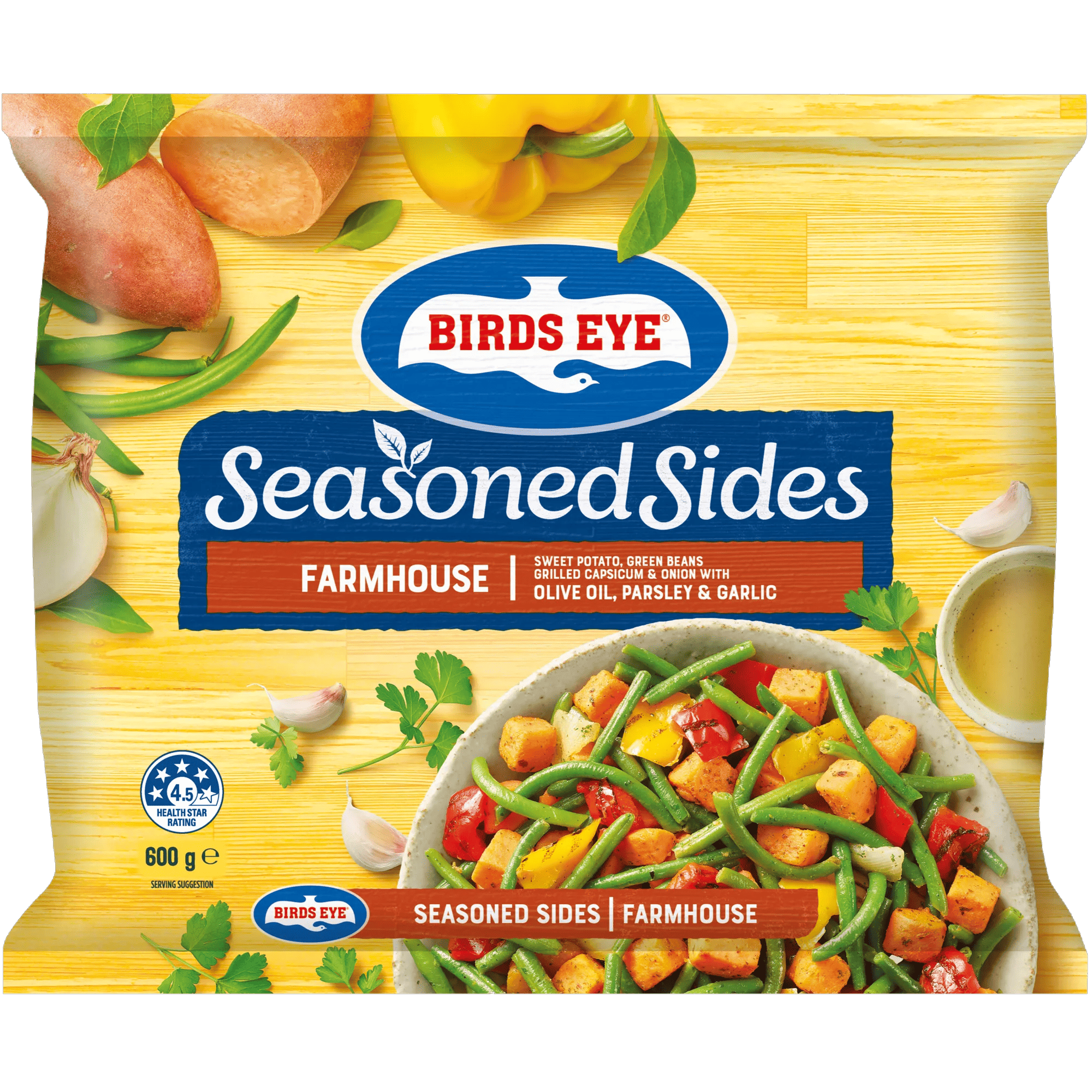 Birds Eye Seasoned Sides Farmhouse Mix 600g Bagged